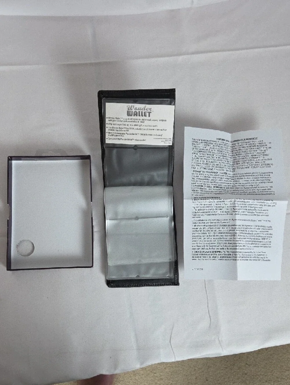 Genuine Leather Money Clip - Black